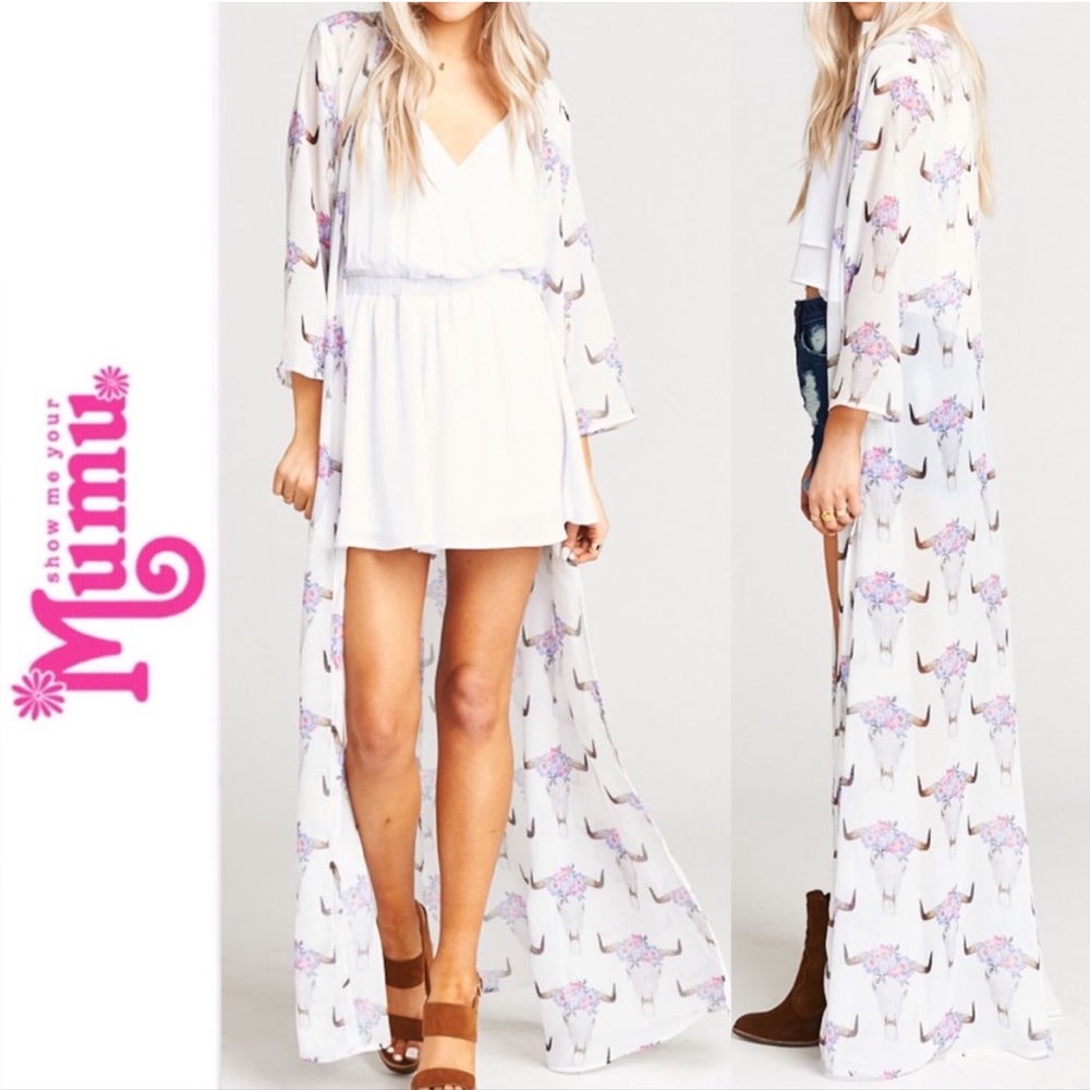 NWT Show Me Your Mumu Karmyn Cape ~ in Poppy Daze Bullhead
